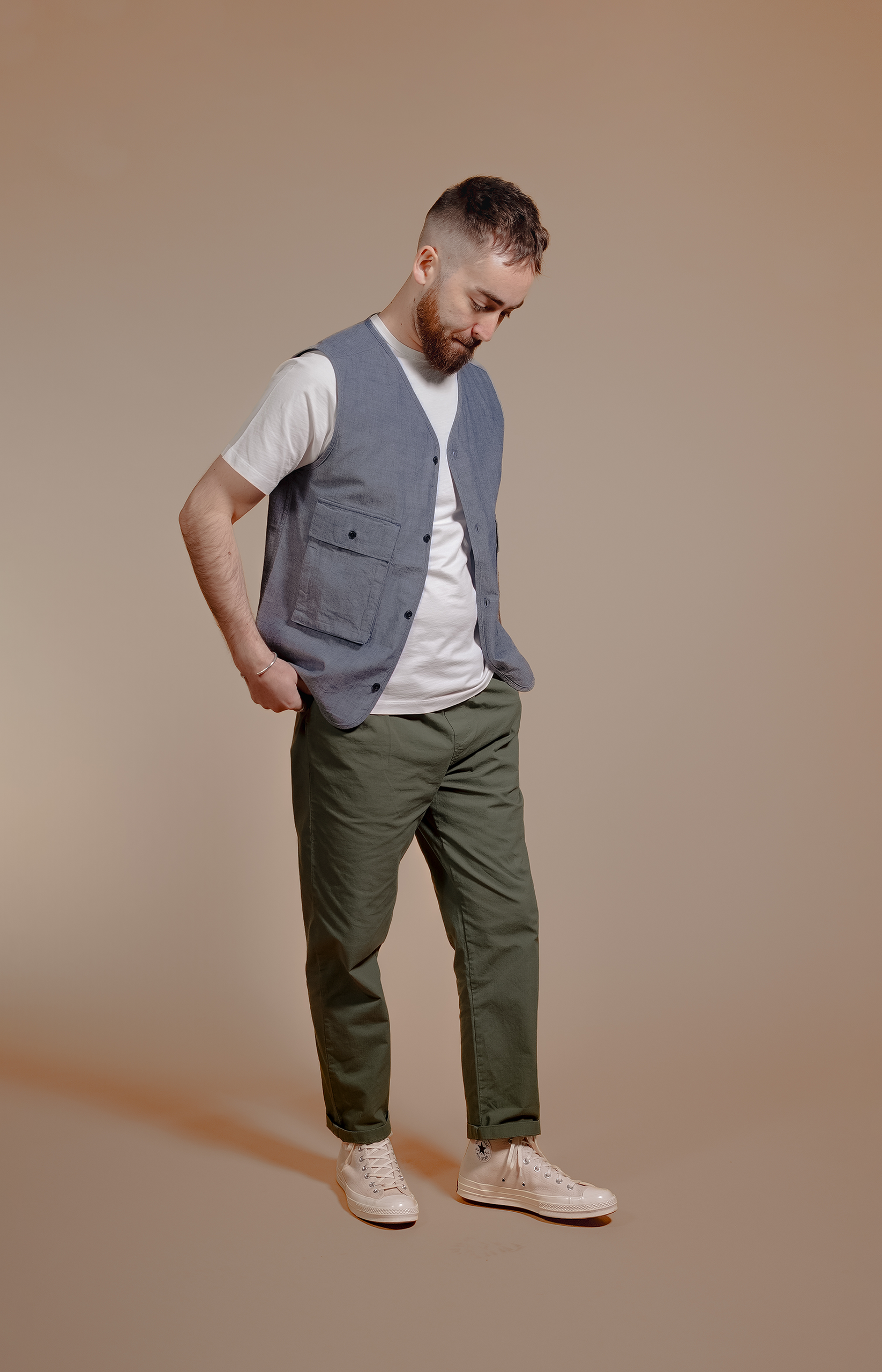 Chambray Gilet