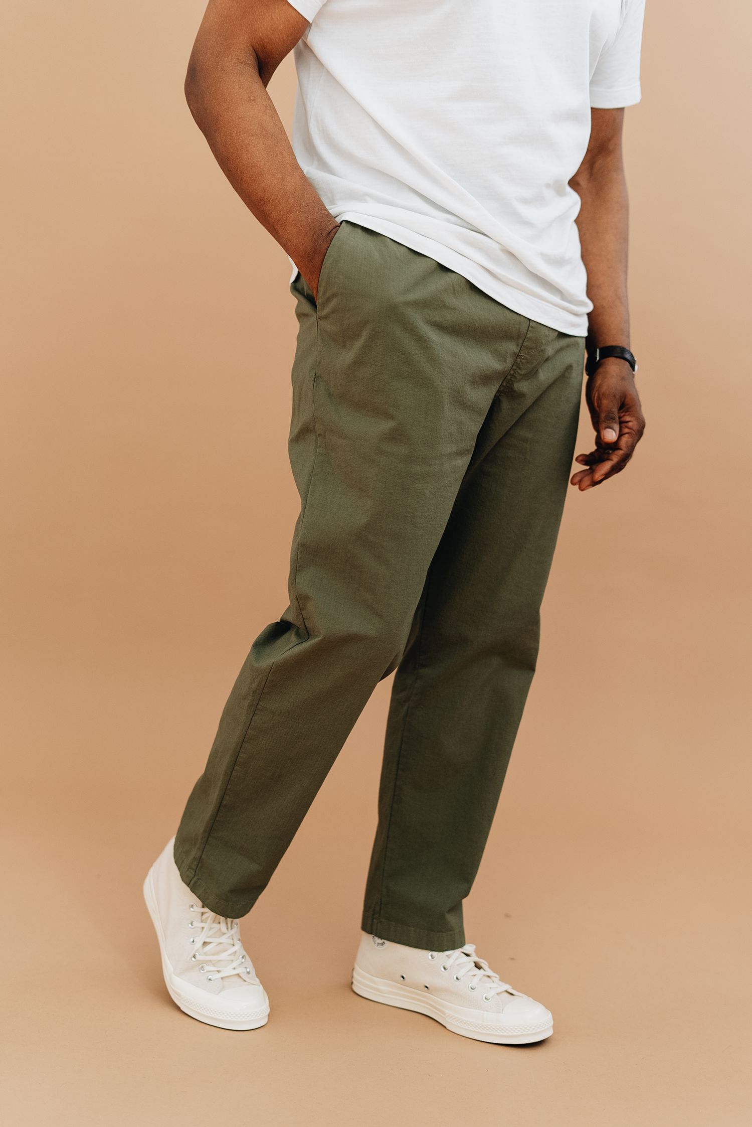 Organic Ripstop Drawstring Trouser