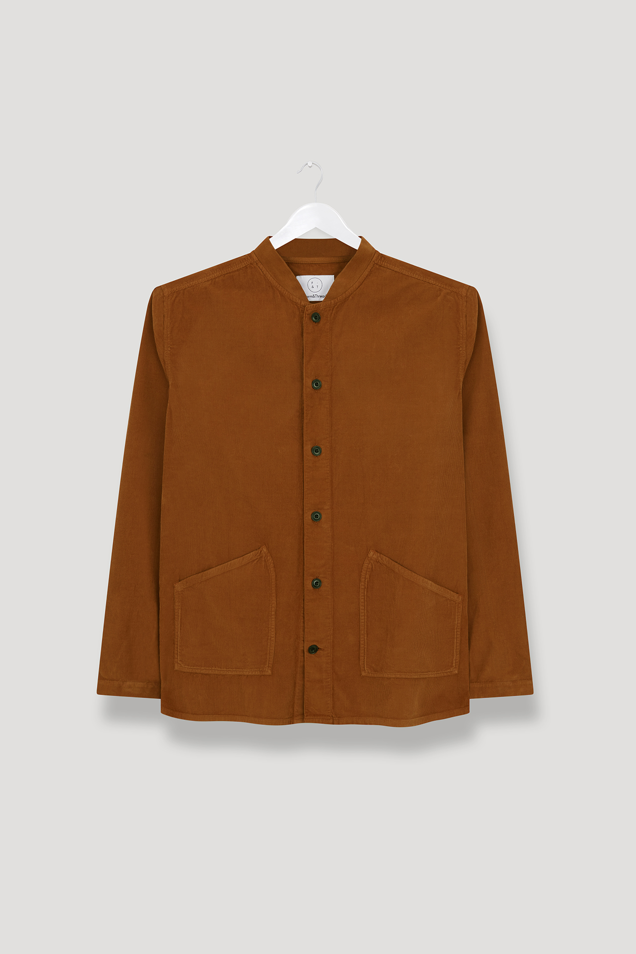 Organic Cord Baseball Overshirt