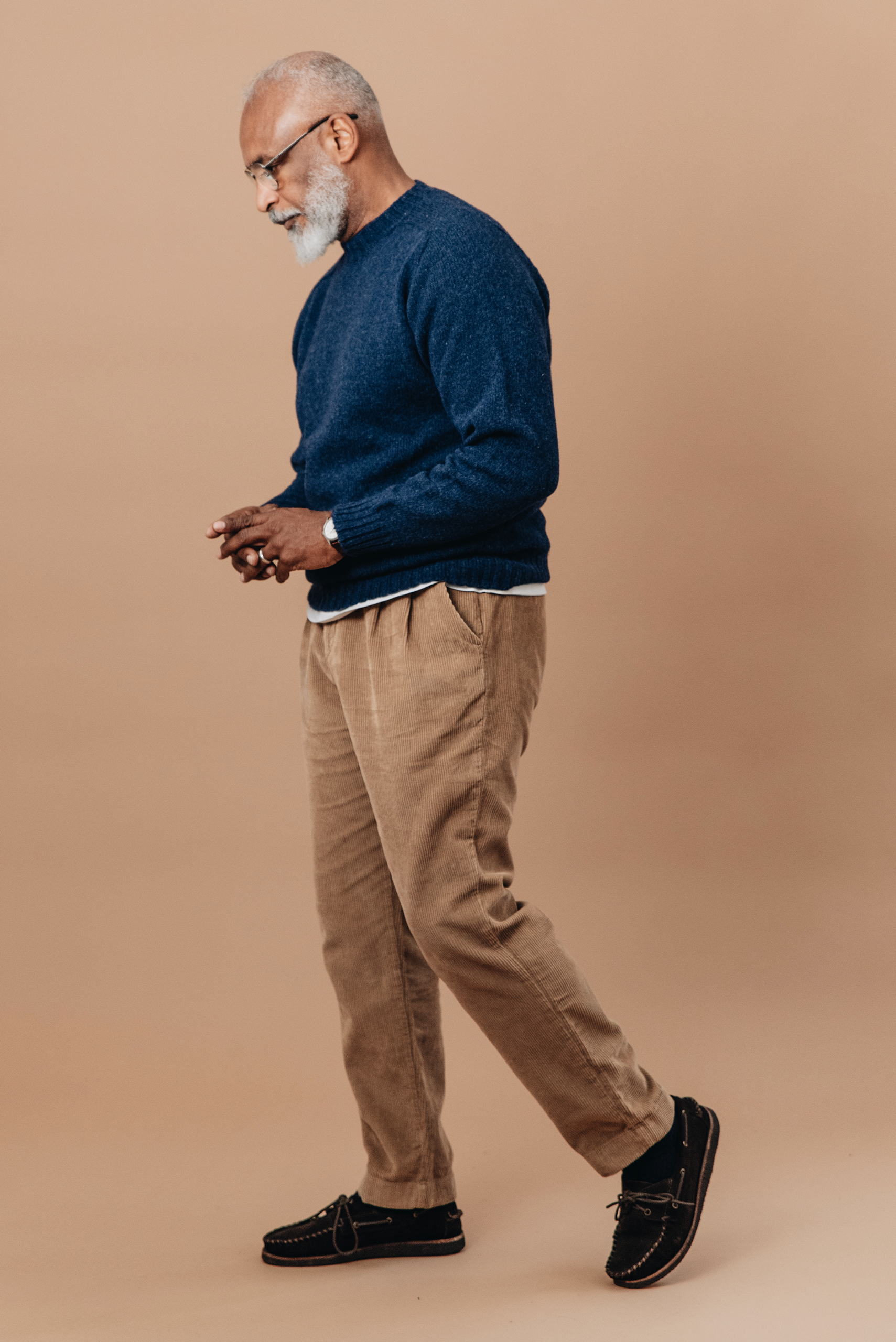 Mens pleated 2025 cord trousers