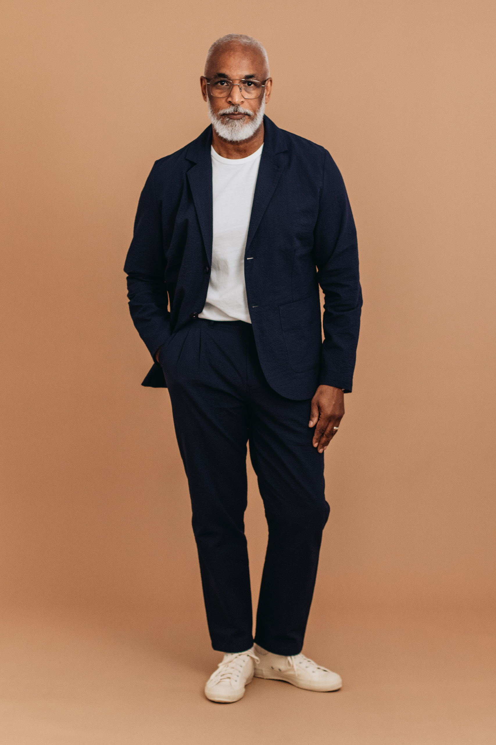 Mens pleated 2025 cotton trousers