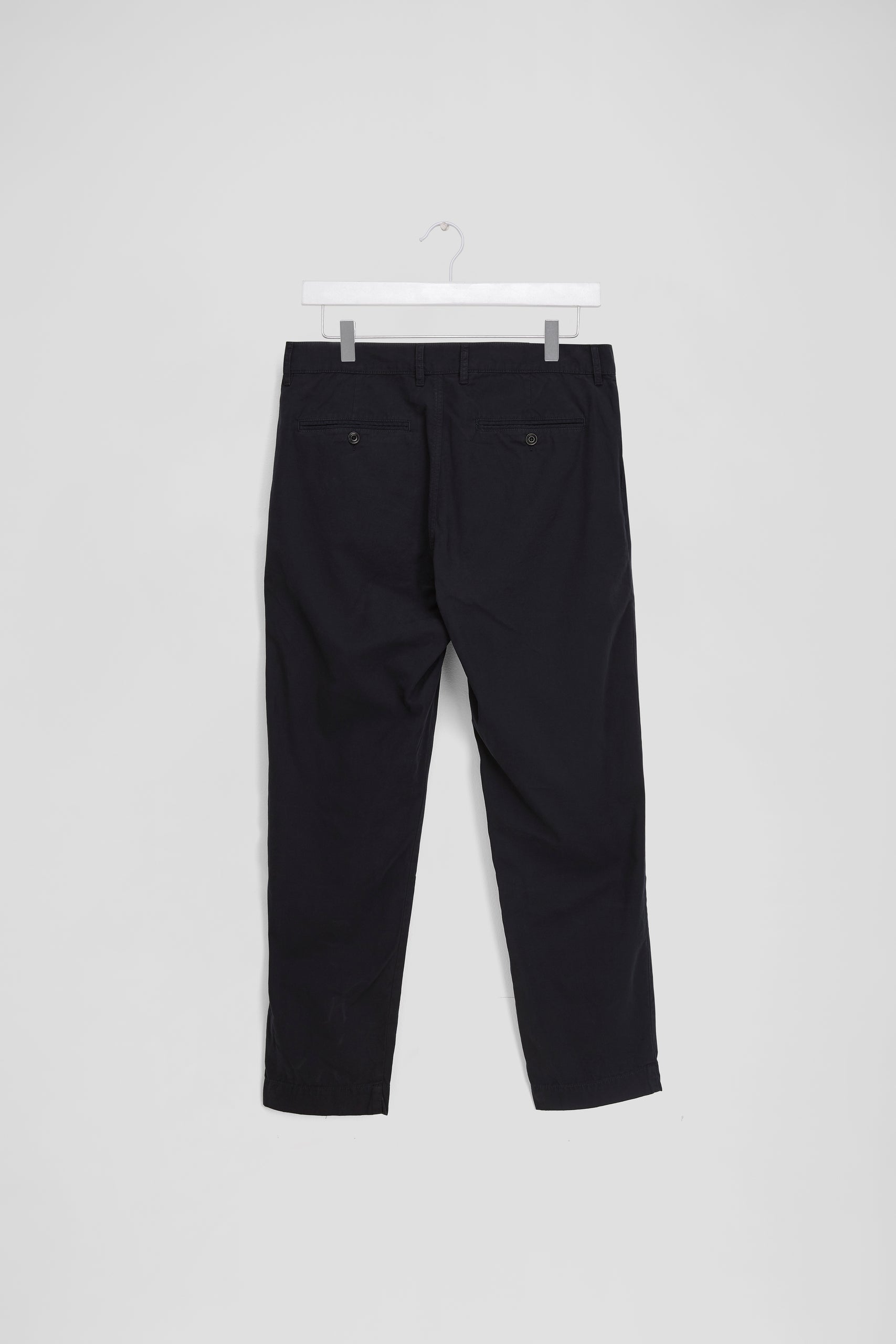 Navy Pleated Trousers by Maison Margiela on Sale